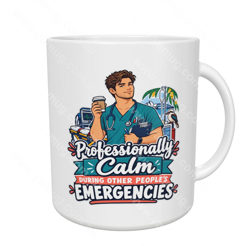 Professionally Calm During Other People's Emergencies (Male)