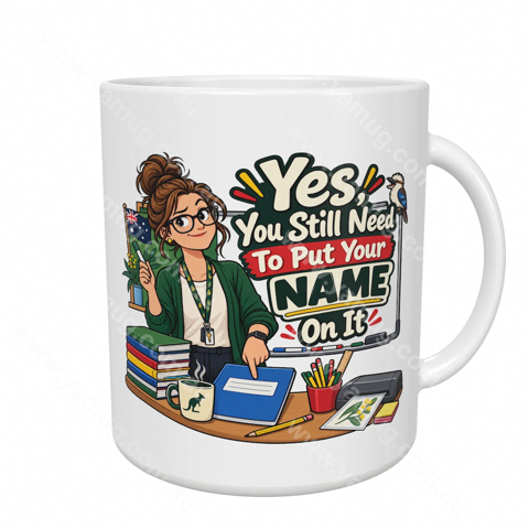 Yes, You Still Need To Put Your Name On It